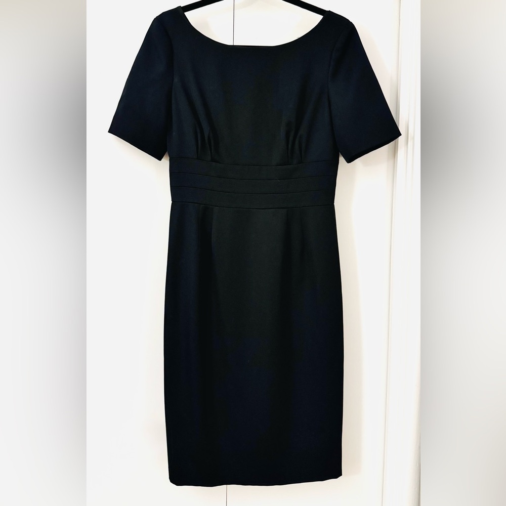 J. Crew Elegant Black Midi Dress